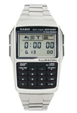 Brown Calculator watch